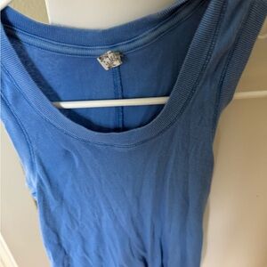 Free People Blue Tank Top NWOT